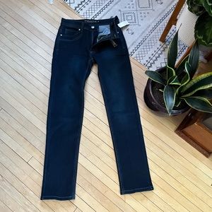 🆕 Boy Dark Denim Straight Cut Jeans, Size 14